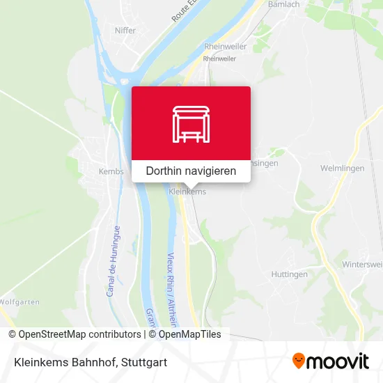 Kleinkems Bahnhof Karte