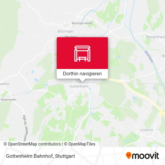 Gottenheim Bahnhof Karte