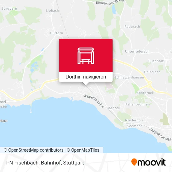 FN Fischbach, Bahnhof Karte