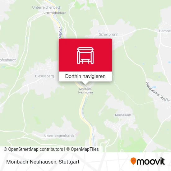Monbach-Neuhausen Karte