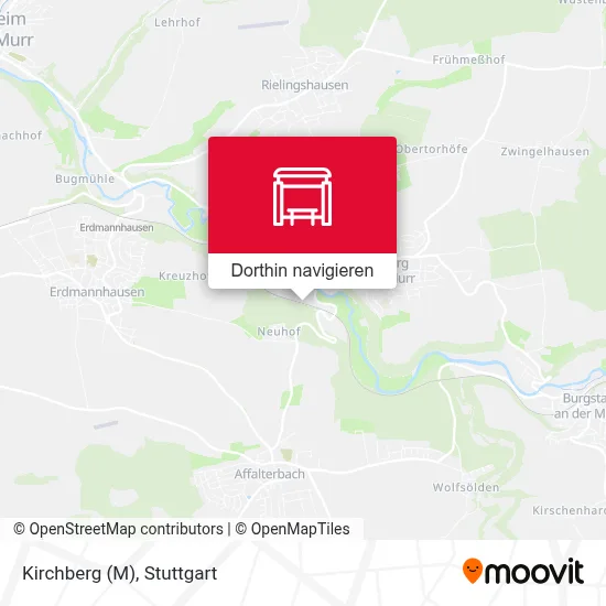 Kirchberg (M) Karte