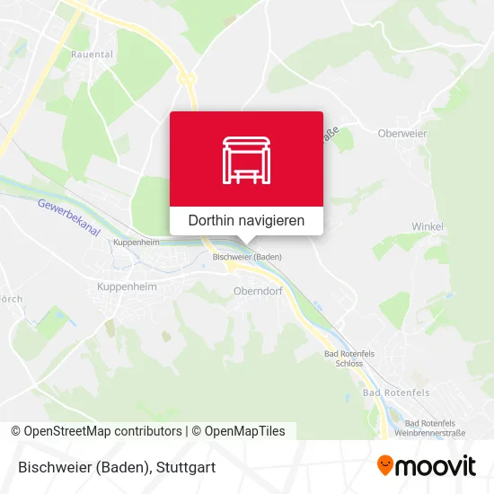 Bischweier (Baden) Karte