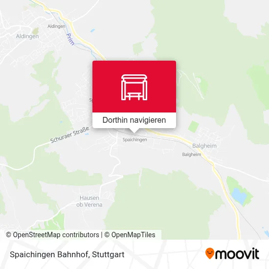 Spaichingen Bahnhof Karte