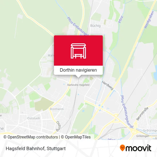 Hagsfeld Bahnhof Karte