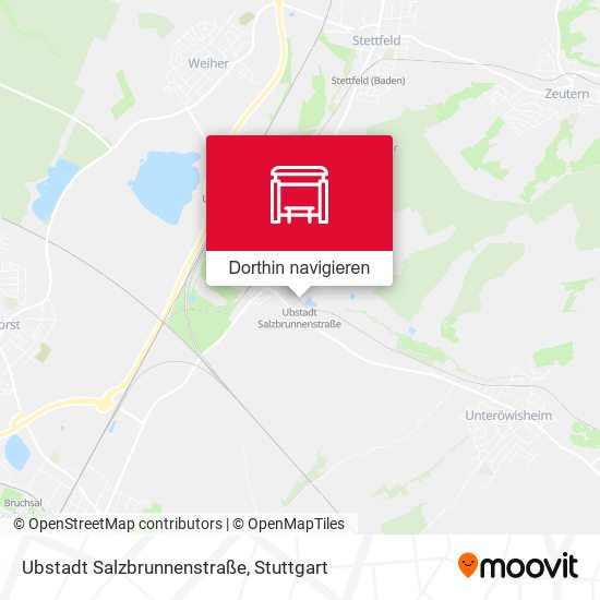 Ubstadt Salzbrunnenstraße Karte