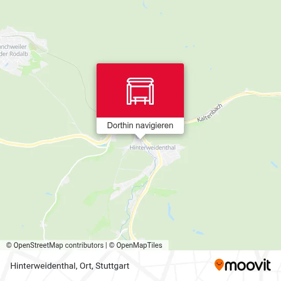 Hinterweidenthal, Ort Karte