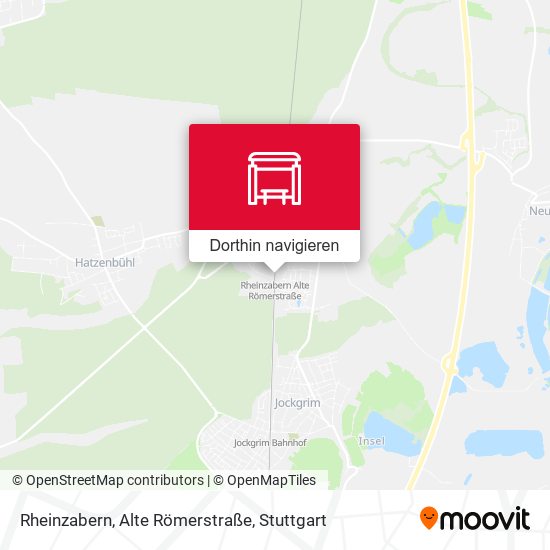 Rheinzabern, Alte Römerstraße Karte