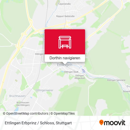 Ettlingen Erbprinz / Schloss Karte