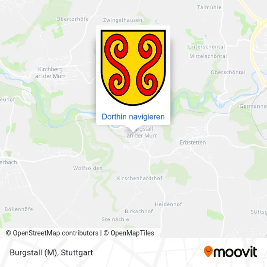 Burgstall (M) Karte