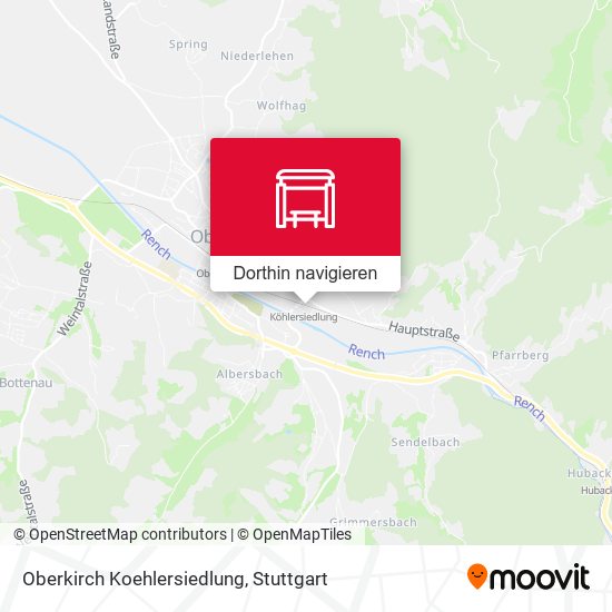 Oberkirch Koehlersiedlung Karte