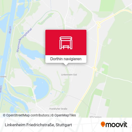 Linkenheim Friedrichstraße Karte