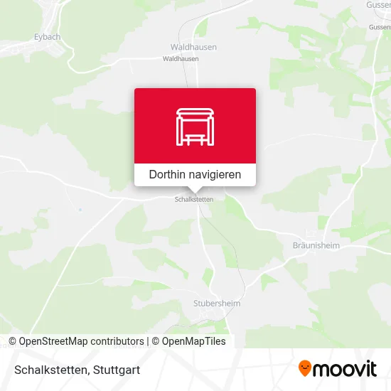 Schalkstetten Karte