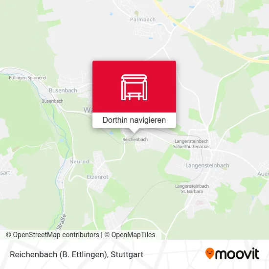 Reichenbach (B. Ettlingen) Karte