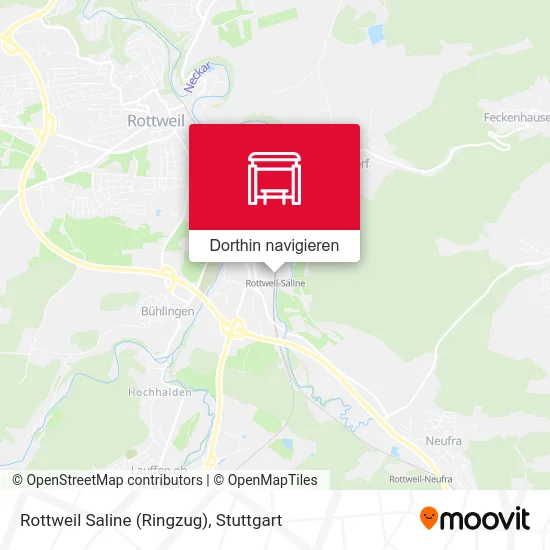 Rottweil Saline (Ringzug) Karte