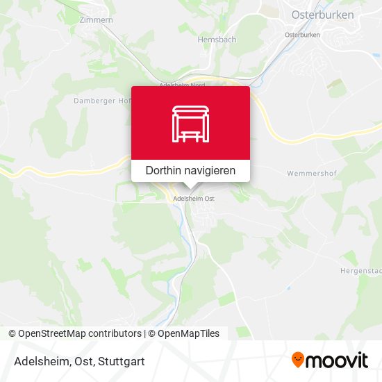 Adelsheim, Ost Karte
