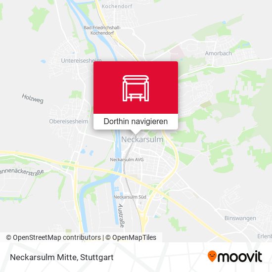 Neckarsulm Mitte Karte