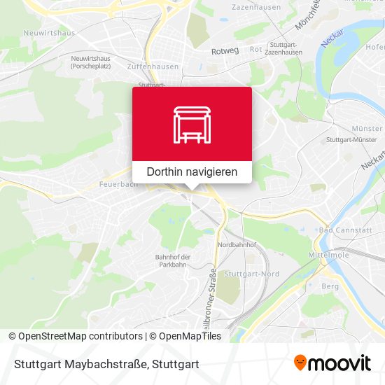 Stuttgart Maybachstraße Karte