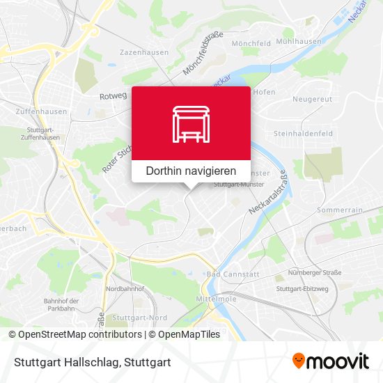 Stuttgart Hallschlag Karte