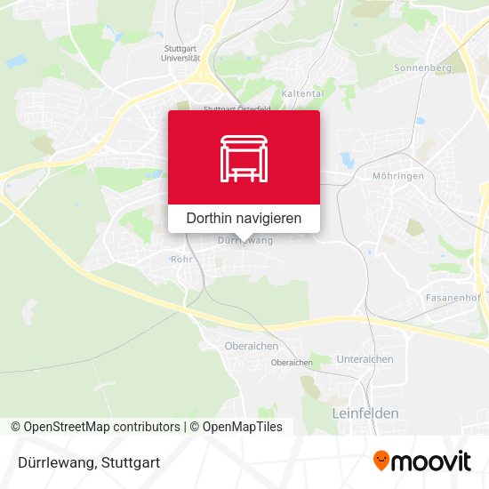 Dürrlewang Karte