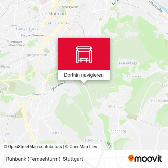 Ruhbank (Fernsehturm) Karte