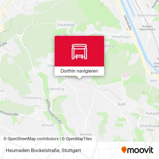 Heumaden Bockelstraße Karte