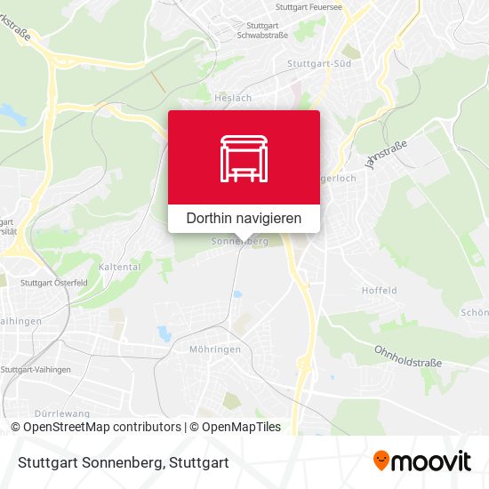 Stuttgart Sonnenberg Karte