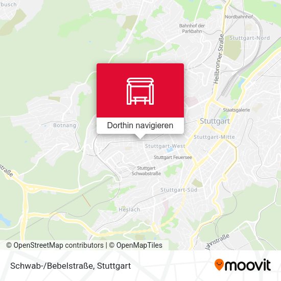 Schwab-/Bebelstraße Karte