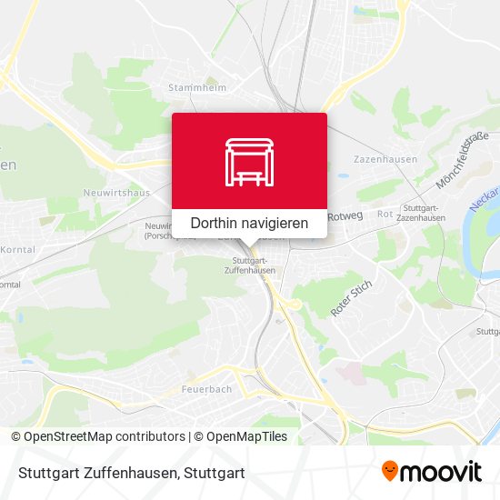 Stuttgart Zuffenhausen Karte