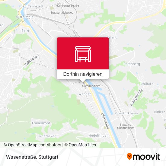 Wasenstraße Karte