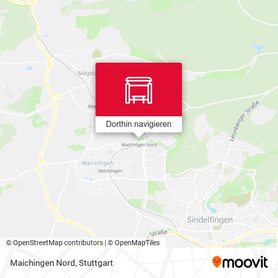 Maichingen Nord Karte