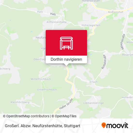 Großerl. Abzw. Neufürstenhütte Karte