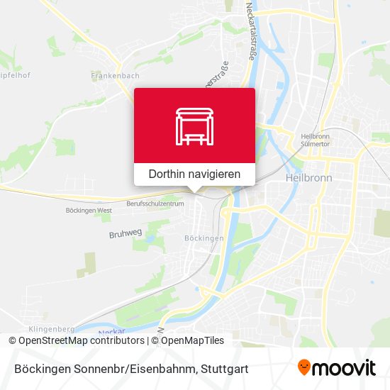 Böckingen Sonnenbr/Eisenbahnm Karte