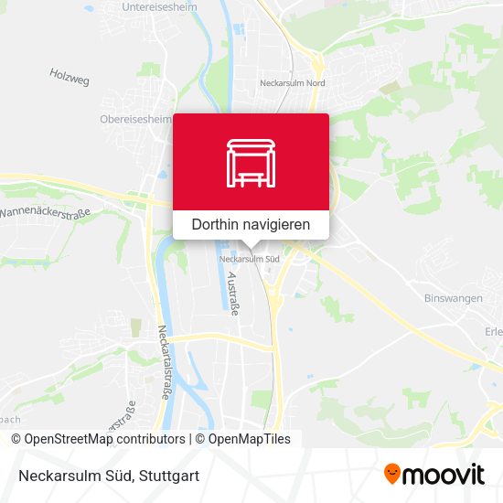 Neckarsulm Süd Karte