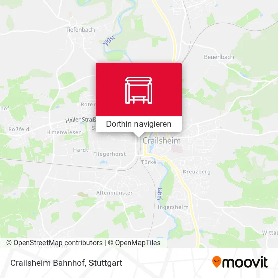 Crailsheim Bahnhof Karte