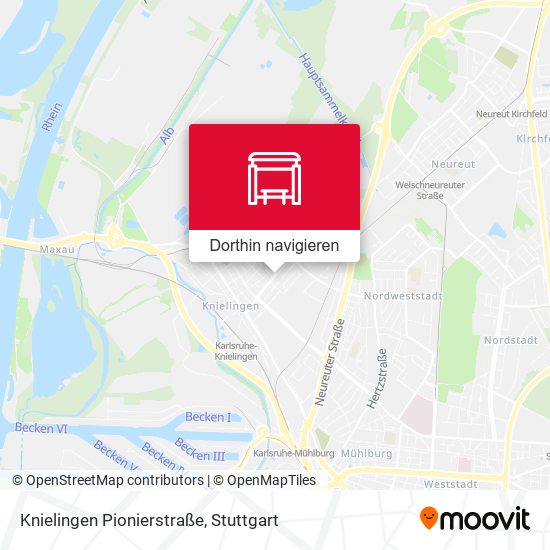 Knielingen Pionierstraße Karte