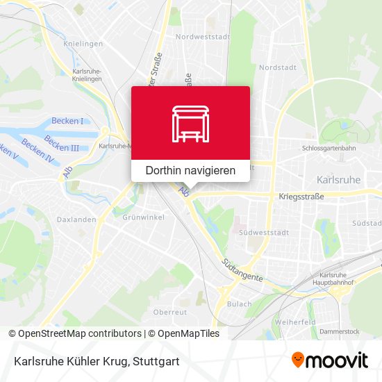Karlsruhe Kühler Krug Karte