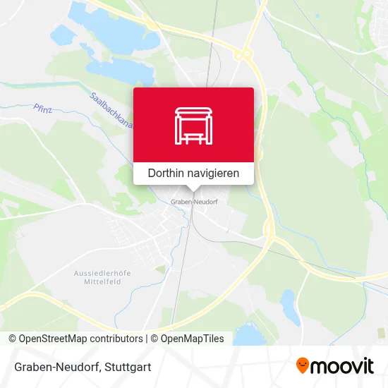 Graben-Neudorf Karte