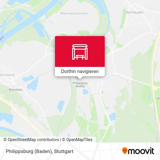 Philippsburg (Baden) Karte