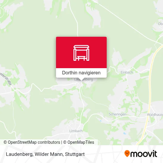 Laudenberg, Wilder Mann Karte