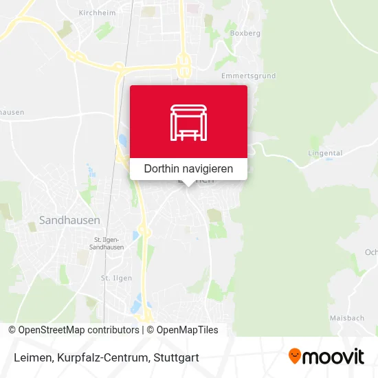 Leimen, Kurpfalz-Centrum Karte