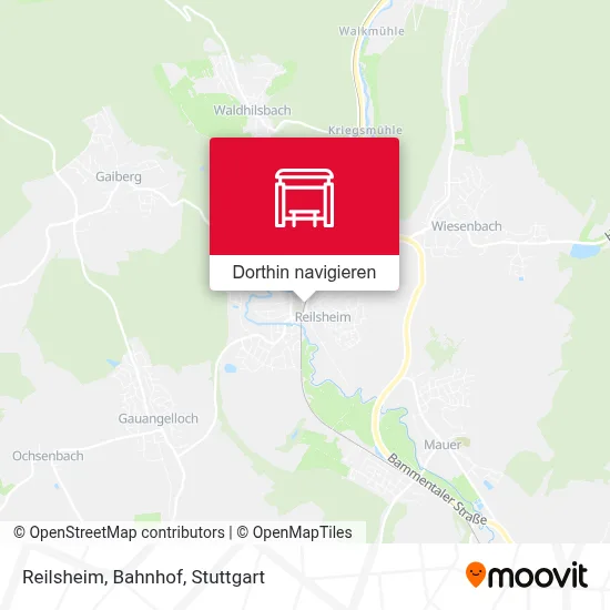 Reilsheim, Bahnhof Karte