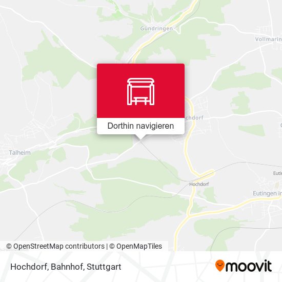Hochdorf, Bahnhof Karte