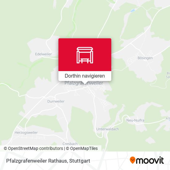 Pfalzgrafenweiler Rathaus Karte