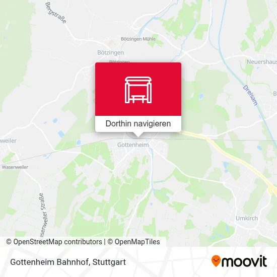 Gottenheim Bahnhof Karte