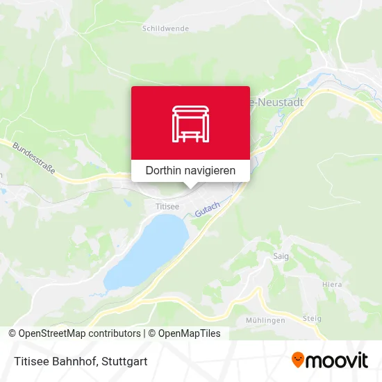 Titisee Bahnhof Karte