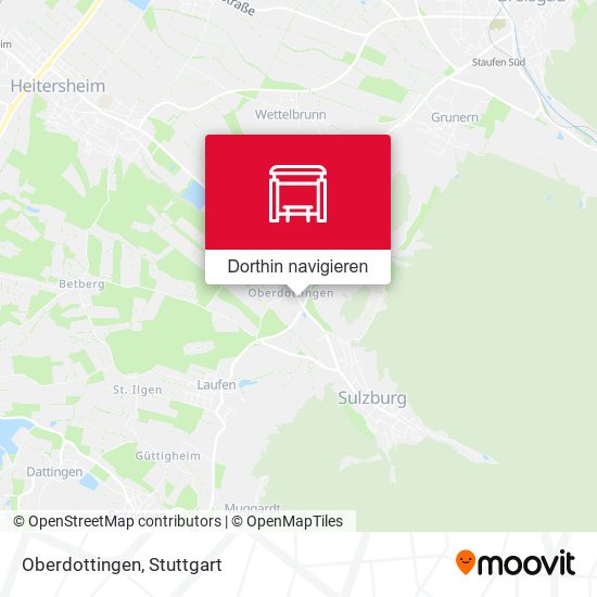 Oberdottingen Karte