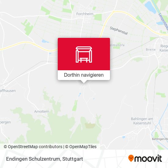 Endingen Schulzentrum Karte
