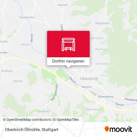 Oberkirch Ölmühle Karte