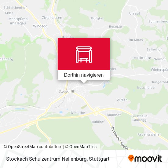 Stockach Schulzentrum Nellenburg Karte