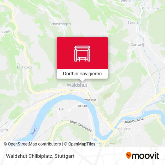 Waldshut Chilbiplatz Karte